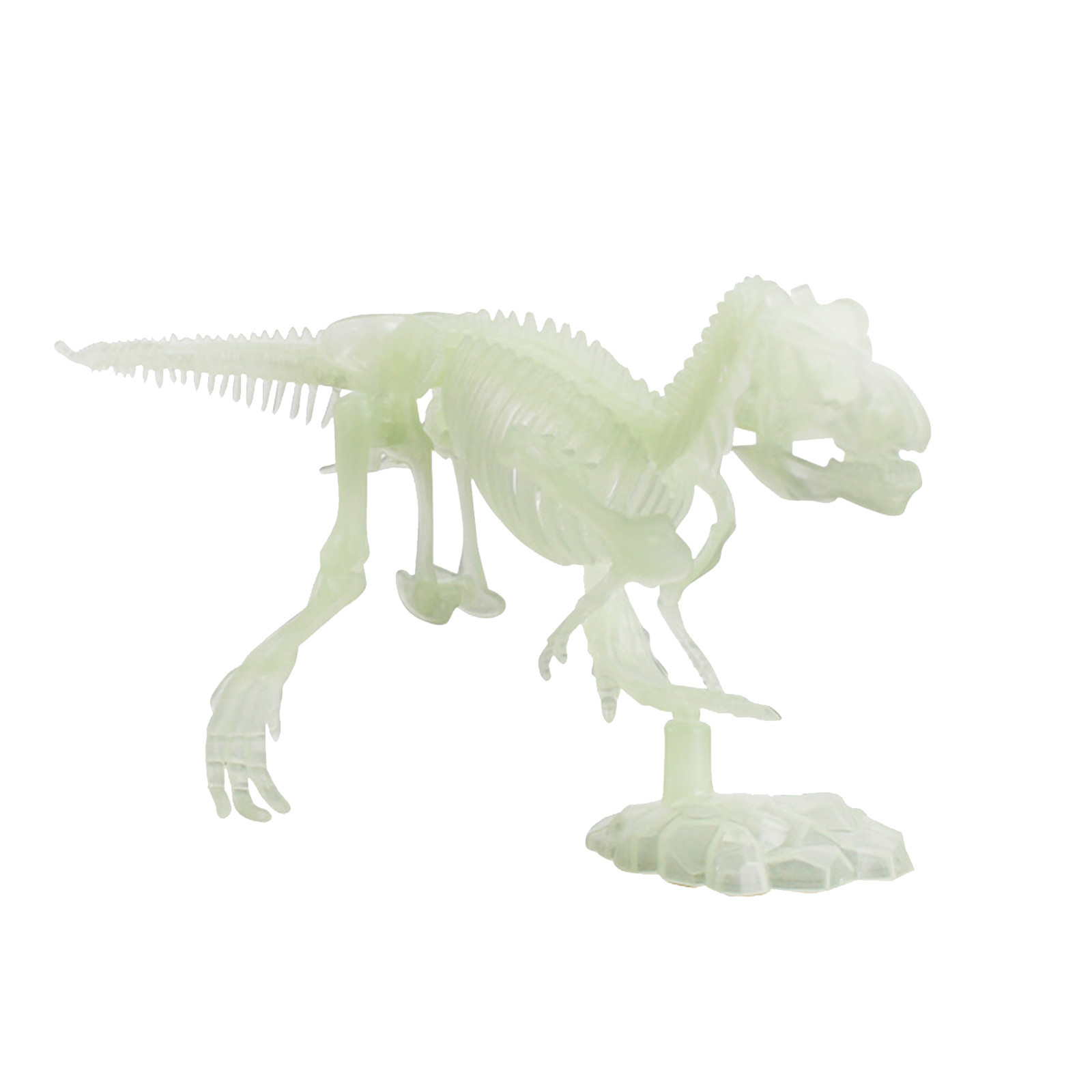 Fluorescentes de Dinossauro para Halloween Modelo de Esqueleto Ossos Humano Caveira Brinquedo Antiestresse Que Brilha no Escuro 5 Ossos fluorescentes de dinossauro para halloween, modelo