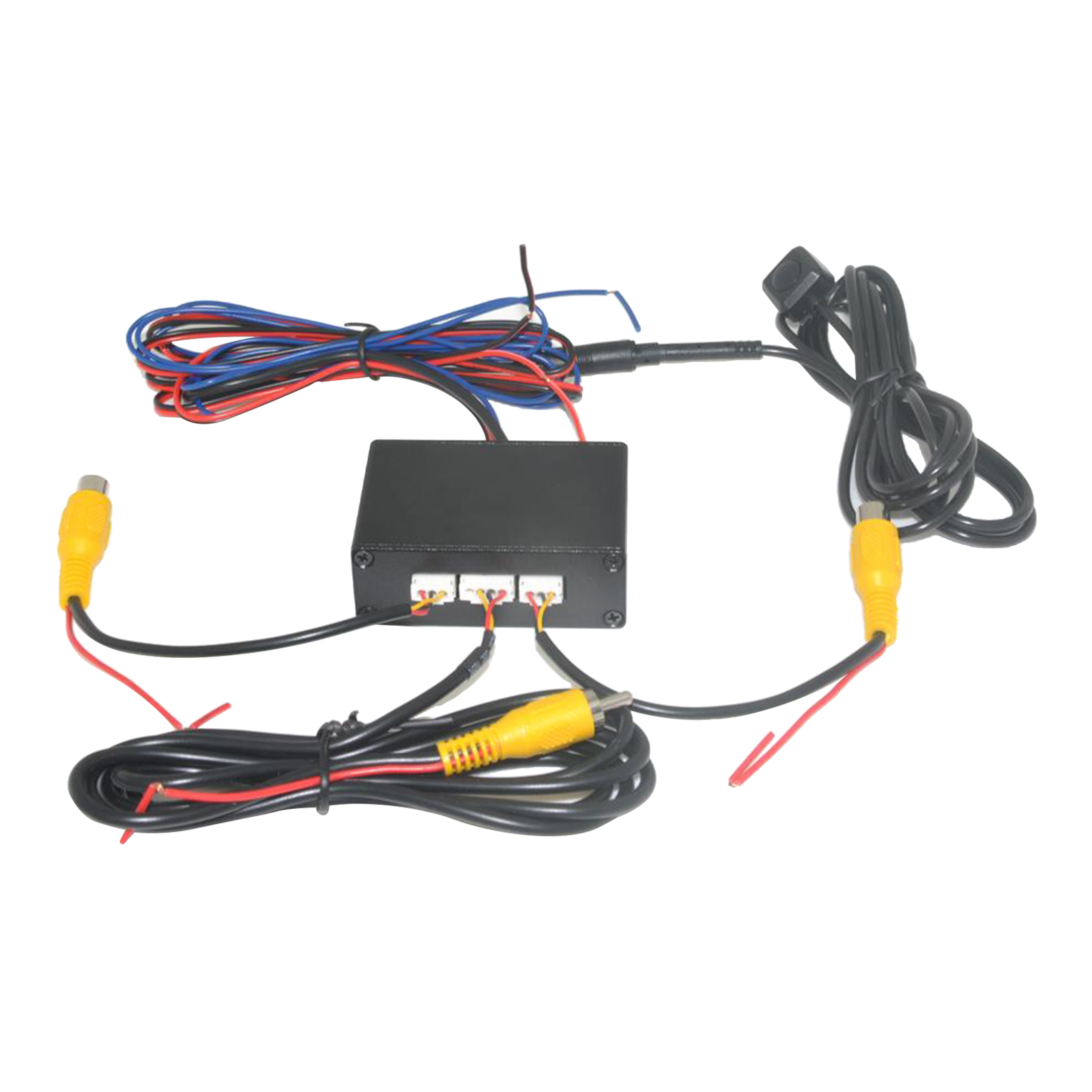Car Reverse Camera Two Channel Switch Video Control Box Video Converter For Auto Switch Front / Side view/ Rear View Camera