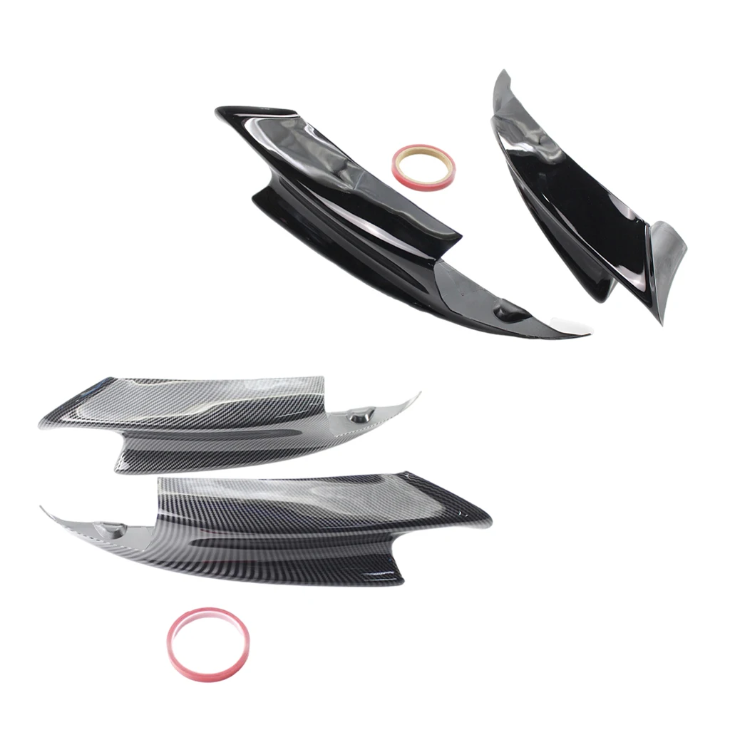 2Pcs Car Front Splitter Bumper Spoiler Lip Replacement for BMW E90 E92 E92 M3 2007-2012