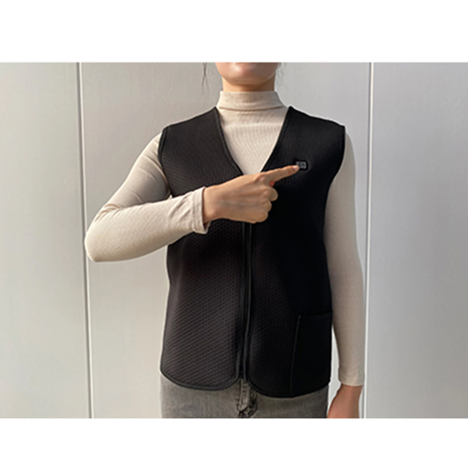 Electric Heated Vest Jacket USB Charging Vest 3-level Heating Heated Warmth, Outdoor Work, Hiking Clothes for Men and Women