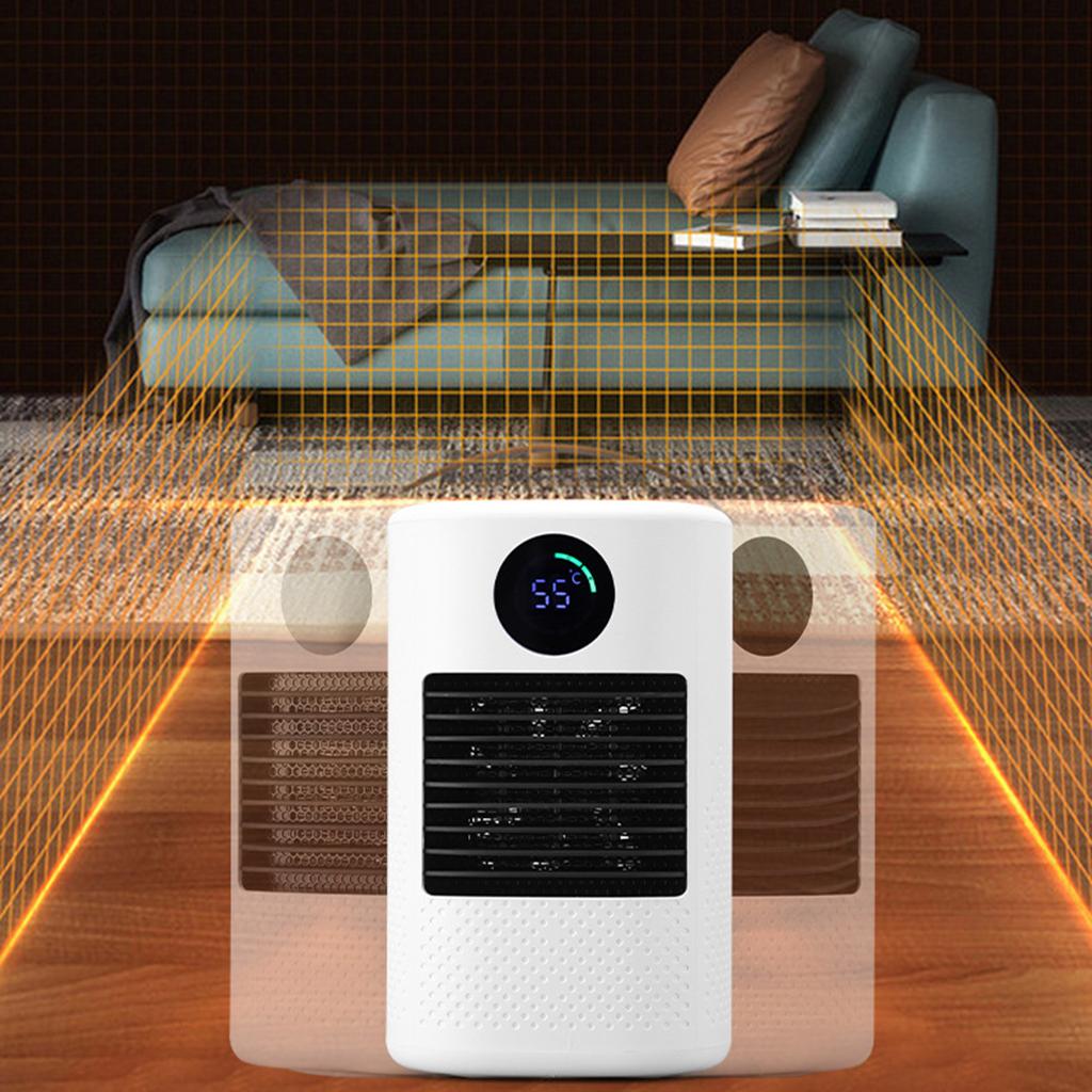 Personal Space Heater Mini Indoor Tip Over Protection Desk Heater for Bedroom Quiet