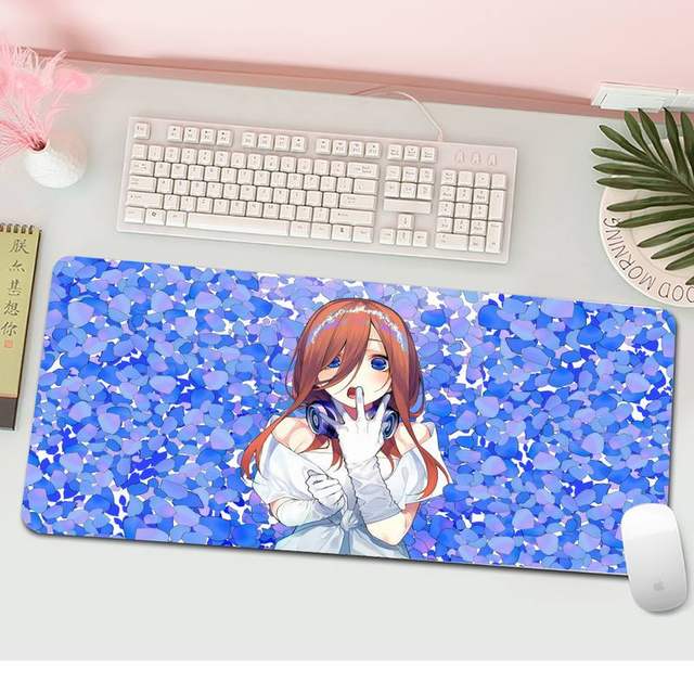 Anime 5toubun no hanayome girls nakano miku bikini Playmat Gaming Mat Desk