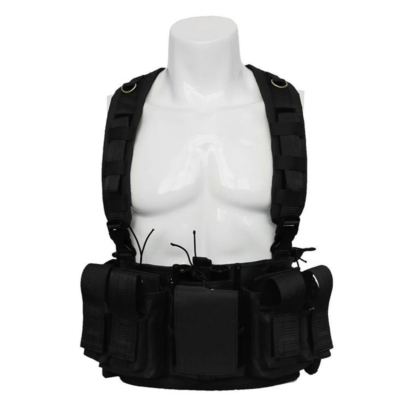 Adjustable Chest Rig  Hunting Tactical Vest  Molle Pouch Bag