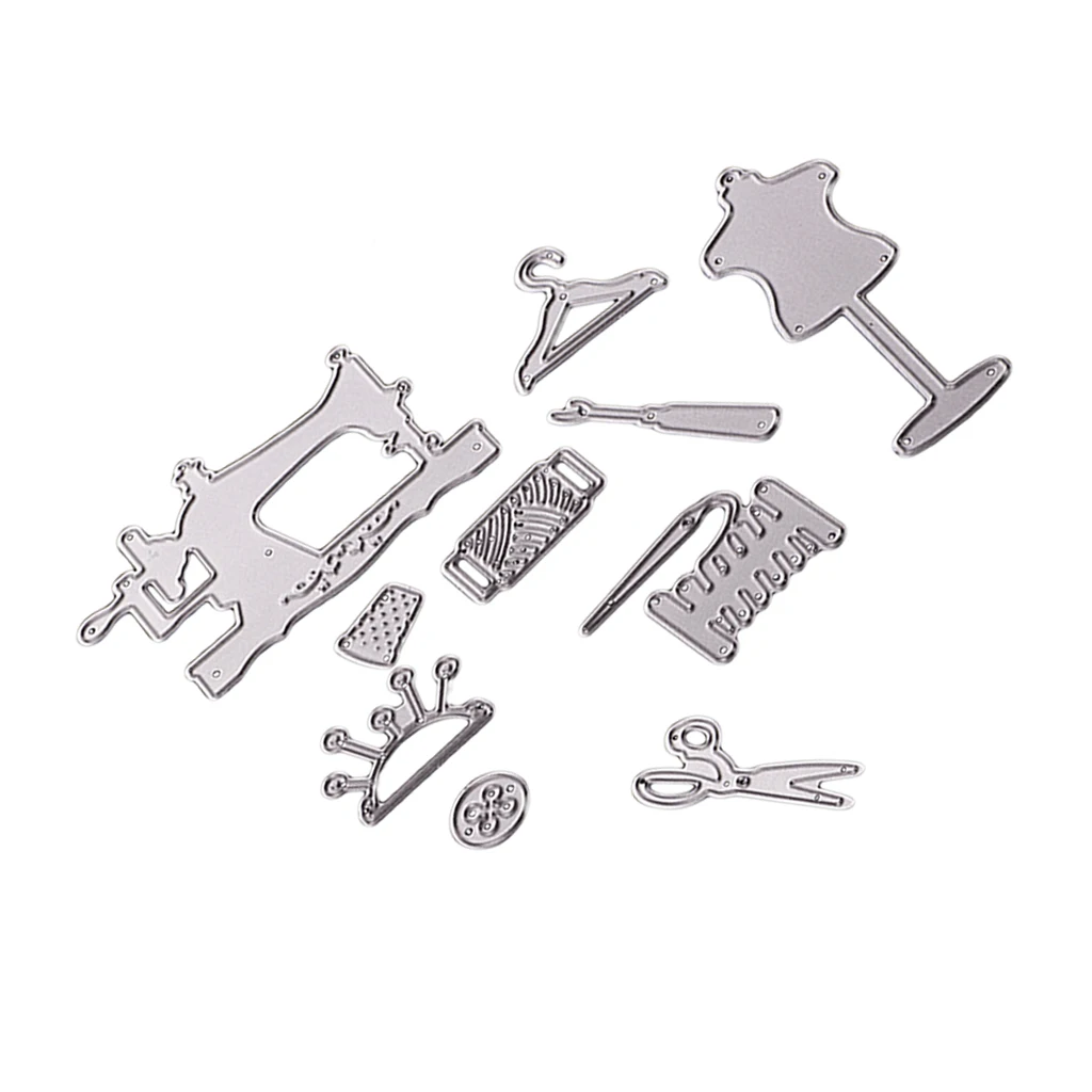 Sewing Accessories Style Metal Cutting Dies Mold Scrapbook Paper Craft DIY Stencil Includes 10 Small Crafts