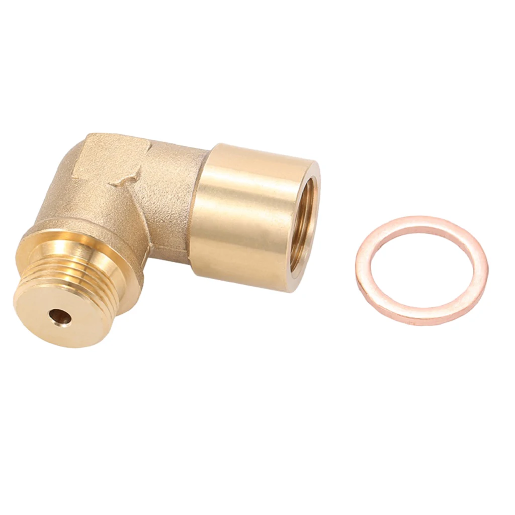 M18x1.5 O2 90 Degree Oxygen Sensor Extension Spacer Inclined