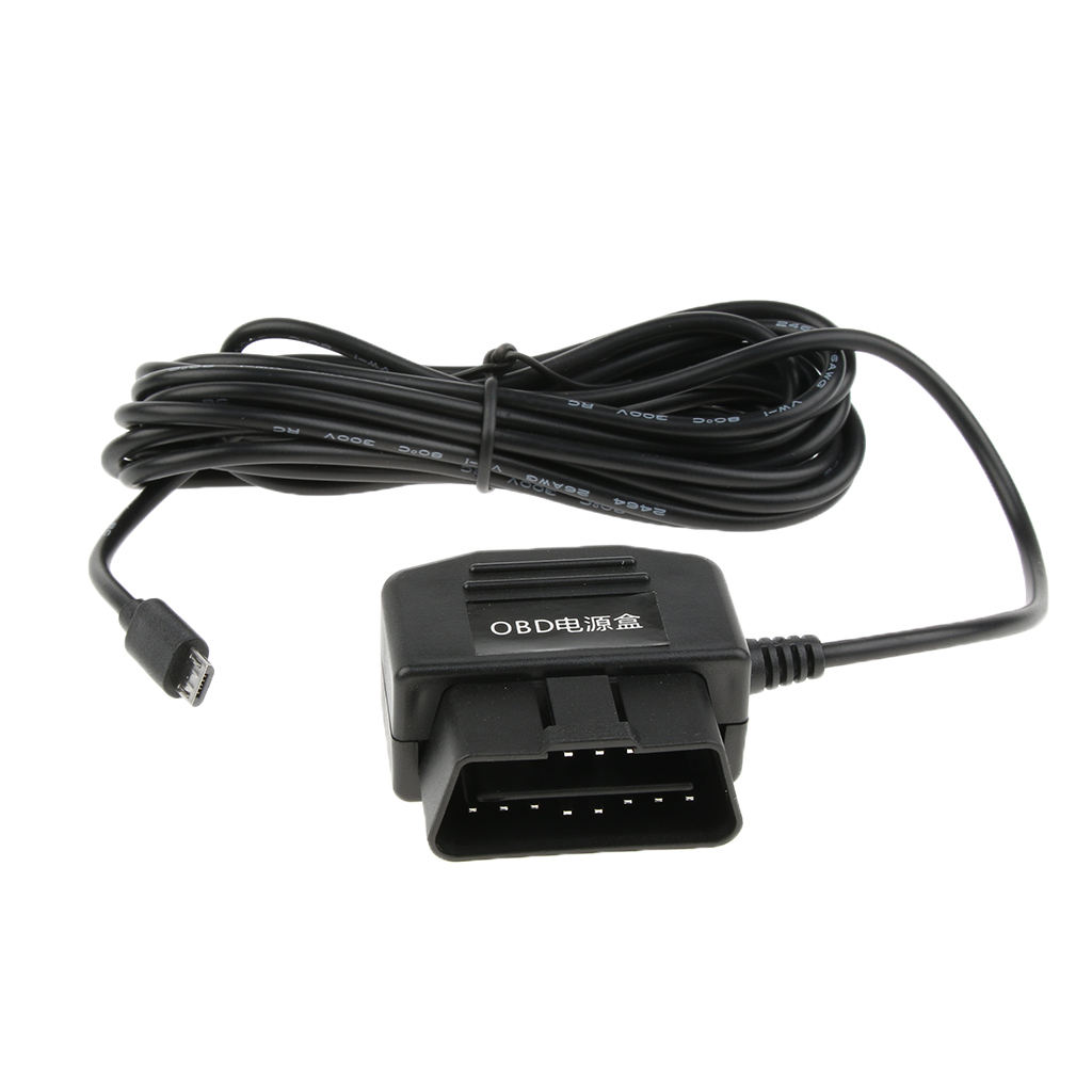 Cheap Car  Cam Hardwire Kits 12V/36V to 5V Recorder Power Adapter  Cable for DVR GPS 3.5 Meters