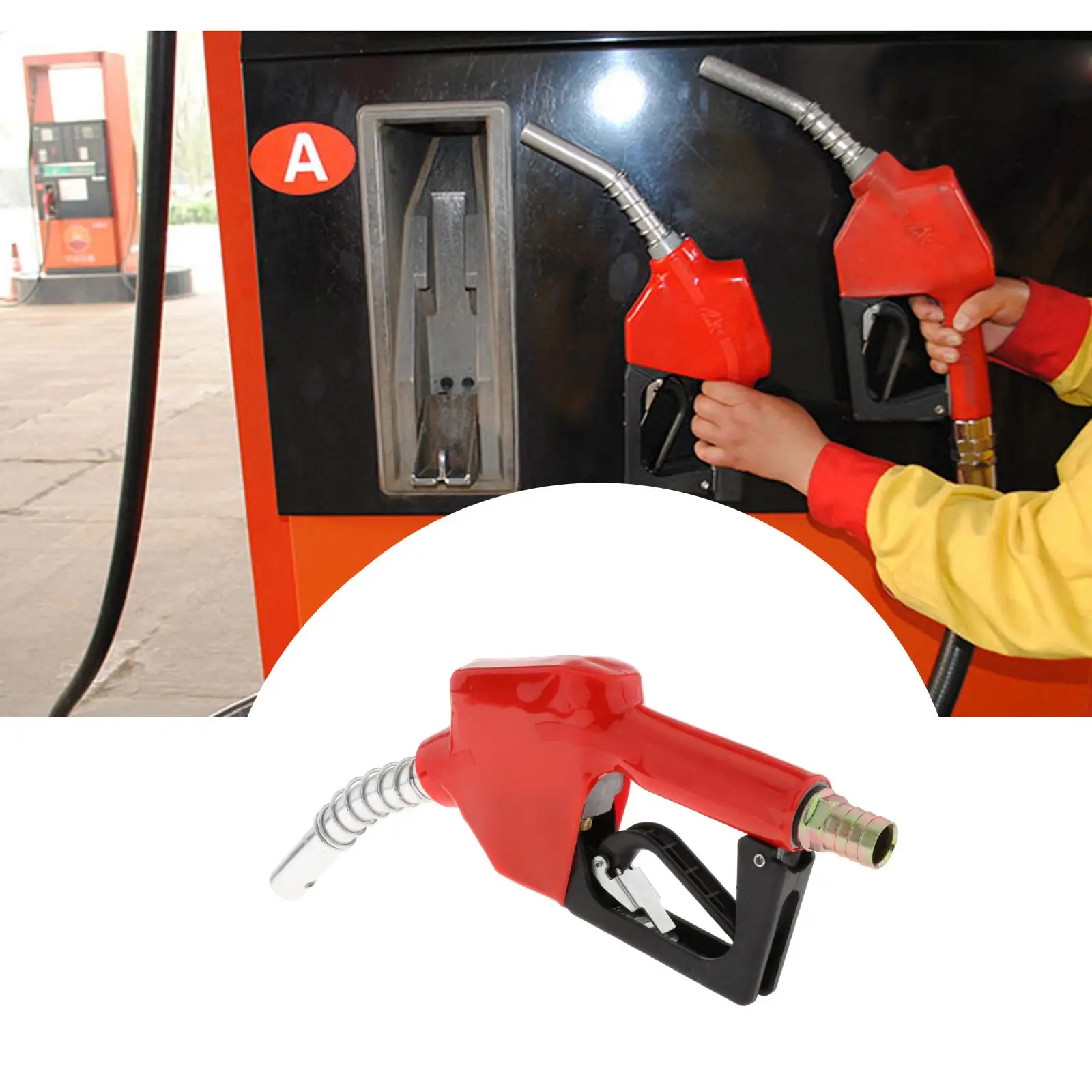 Aluminum Automatic Fuel Nozzle Dispenser Petrol Refilling Heavy Duty 0.18MPa