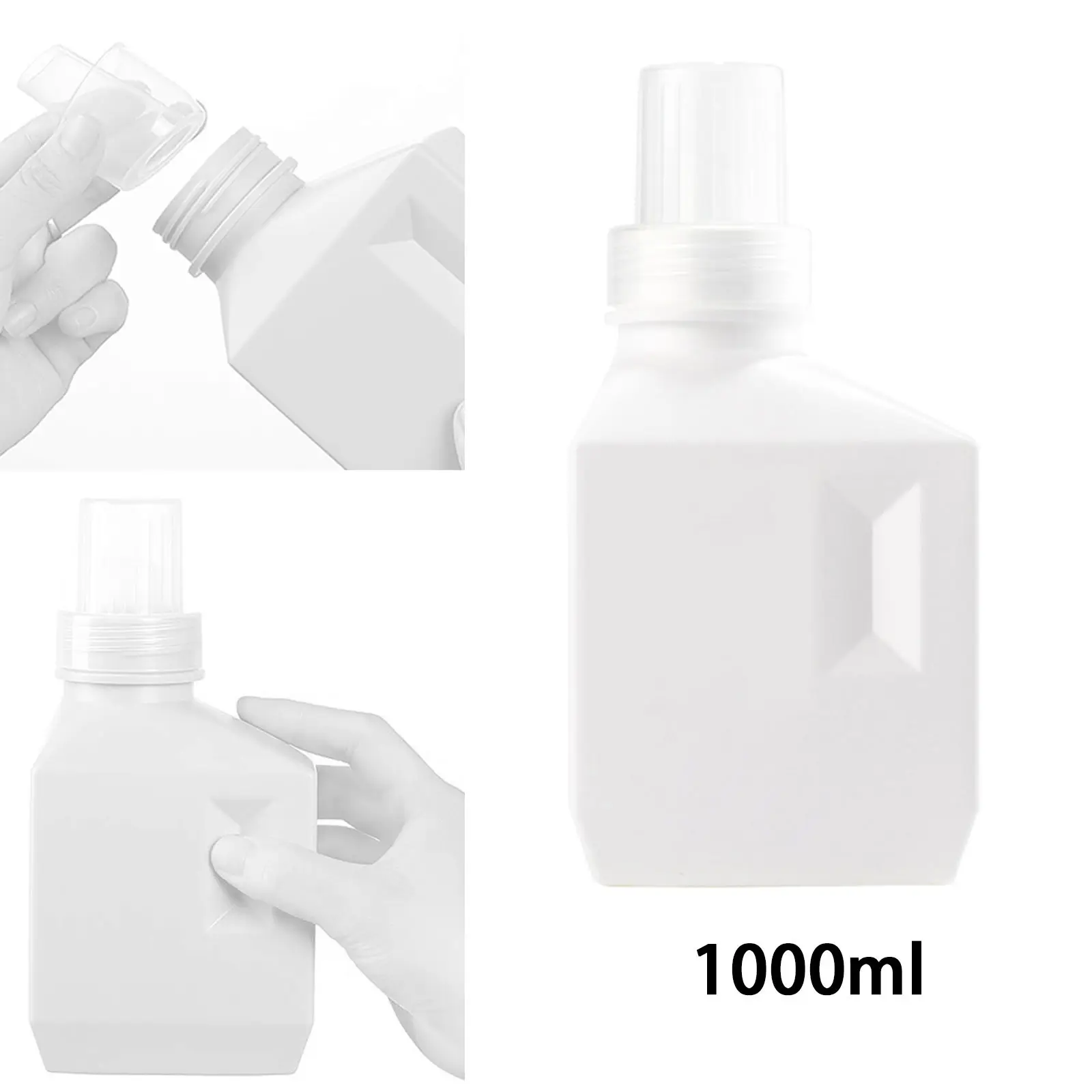 Laundry Bottle Non-Leak with Label Liquid Container for Detergent Shampoo Sub Bottling