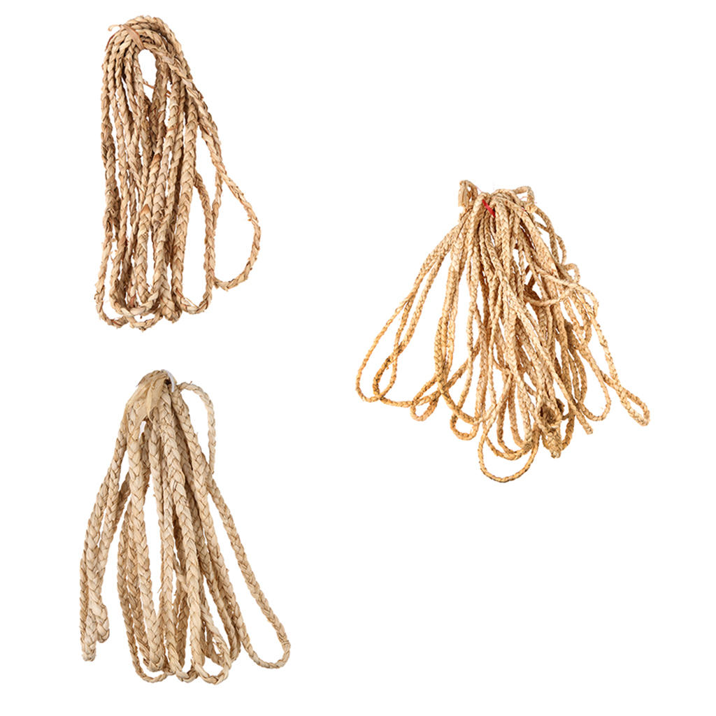 Handmade Corn Straw Braid Ribbon for Doll Hat Bag Craft Making