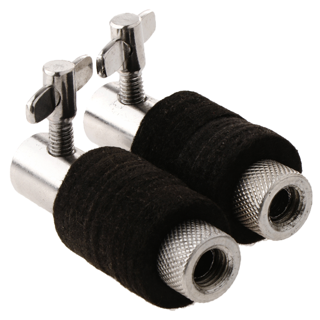 2 Pieces Metal Clutch for Hi Hat Cymbal Stand Jazz Drum Set Kit Percussion Accessory 8 x 3 x 2cm