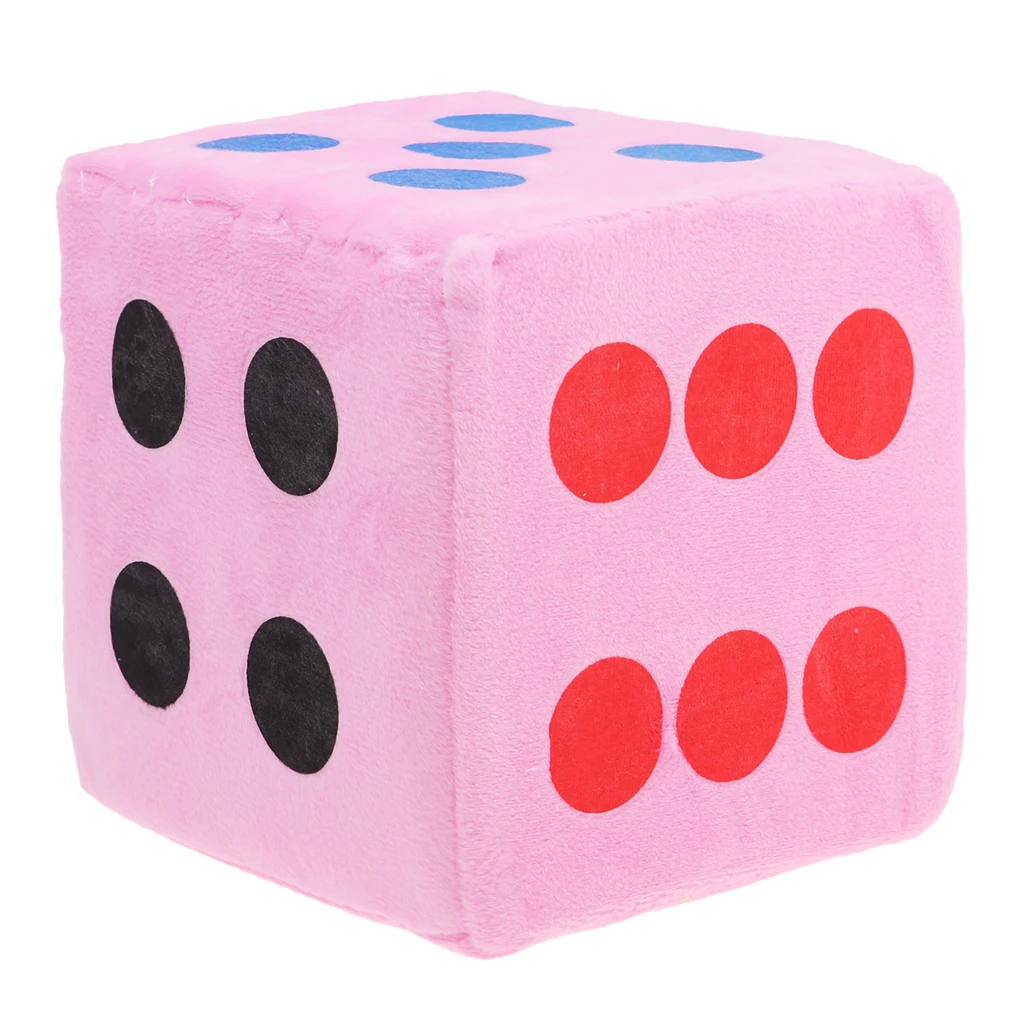 1Pc Large Sponge Dice Small Soft toys Kids Safety Green Yellow Pink for Kids Vent Toy Gifts Pink