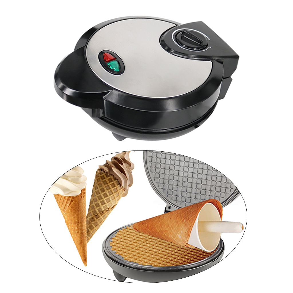 Ice Cream Cone Maker Automatic Constant Temperature Mini Portable Quick Making for Spring Picnic