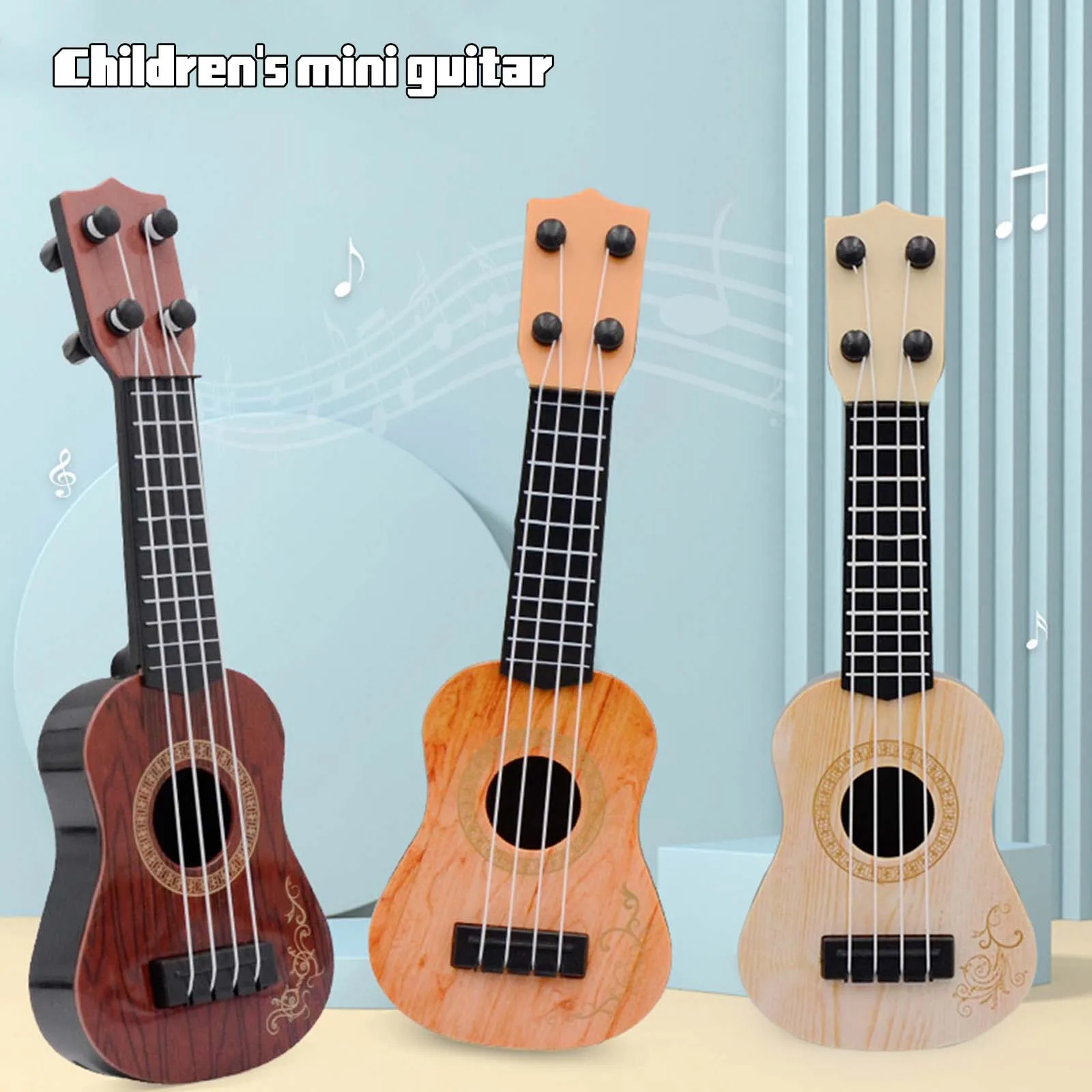 Mini Ukulele Simulation Gitarre Baby Kind Musikinstrumente Geburtstagsspielzeug 