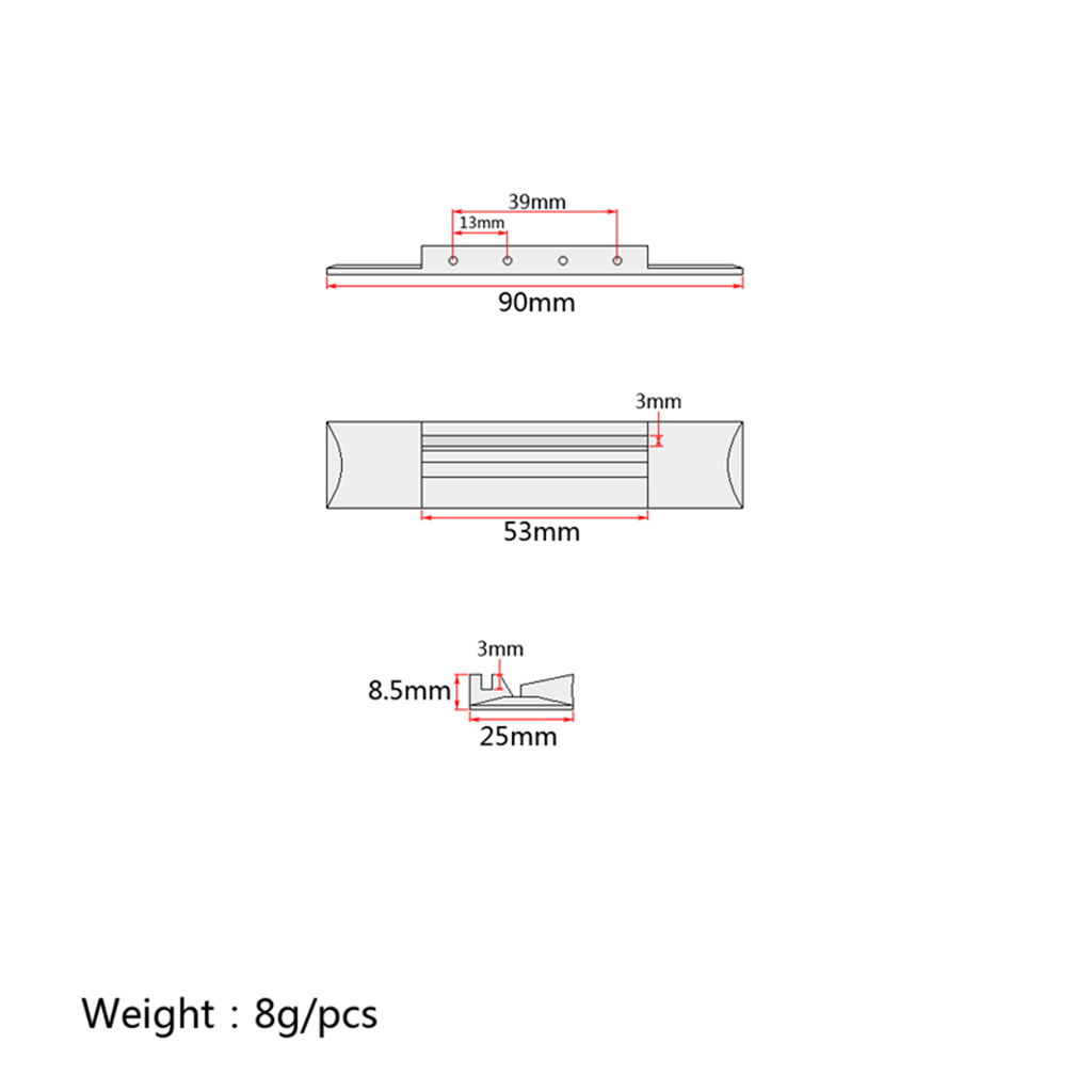 Ukulele Uku Part Rosewood Bridge with Split Beige Bone Saddle 12mm String