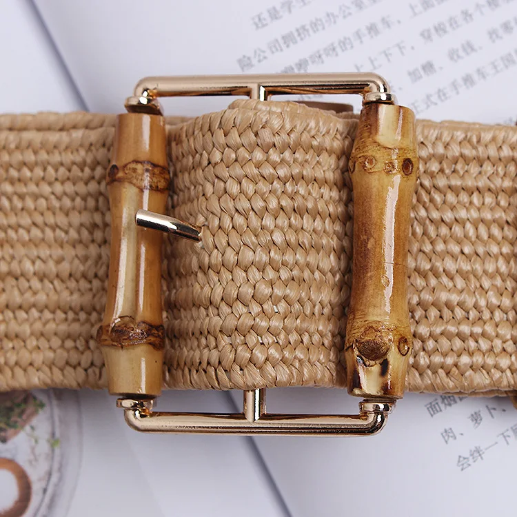 Golden Hook Buckle Belts for Women Female Decorative Girdle with