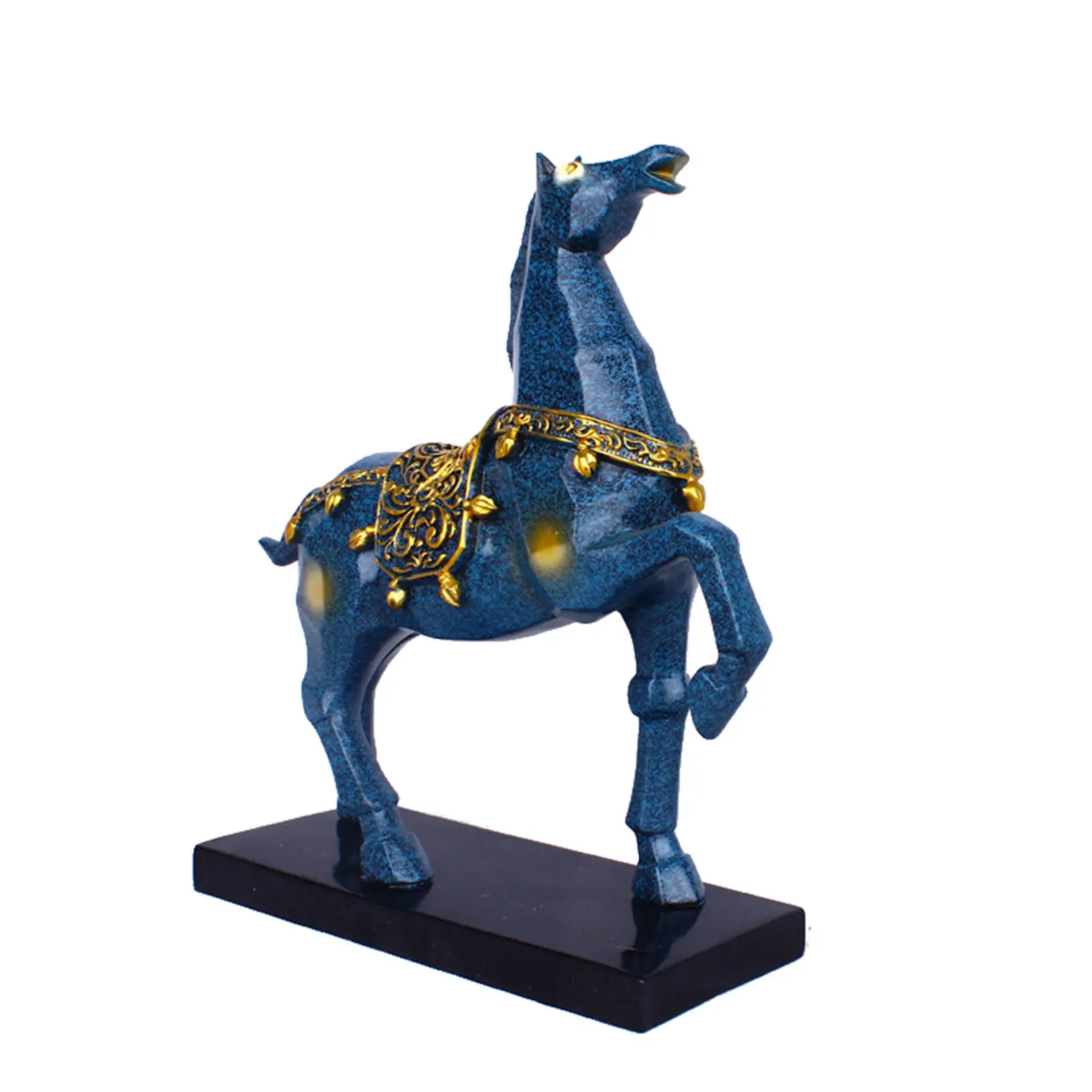 Retro Chinese Simulation Horse Statue Living Room Bedroom Animal Decoration Home Decor Accessories Office Feng Shui Sculpture