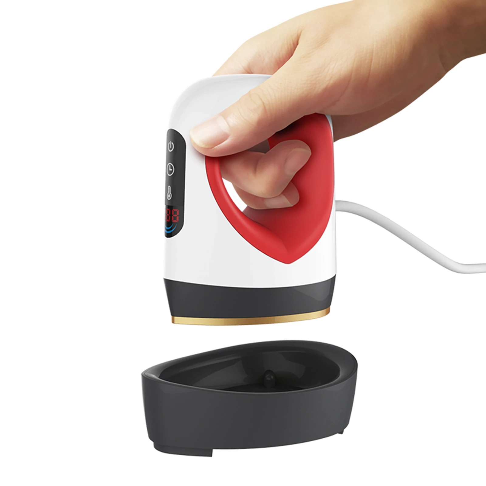 Heart Shape Mini Easy Heat Press with Storage Bag Heating Transfer for Shoes Hats Small HTV Vinyl DIY Projects Heart Shape Mini Easy Heat Press with Storage Bag Heating Transfer for Shoes Hats Small HTV Vinyl DIY Projects