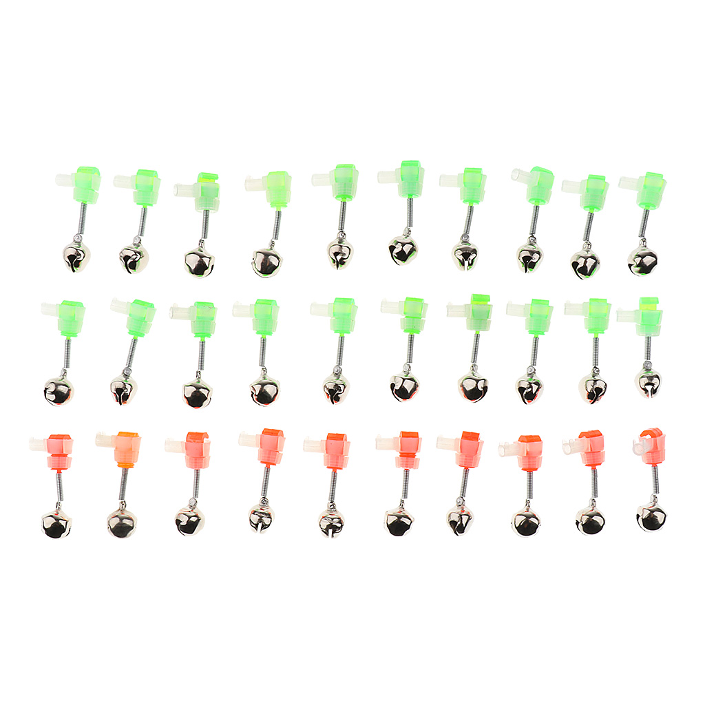 30x fishing eel bells set eel bells double bite indicator for fishing