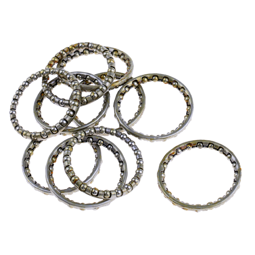 10Pcs Bicycle 33mm/44mm Headset Caged Ball Bearing For MTB Road Bike Cycling