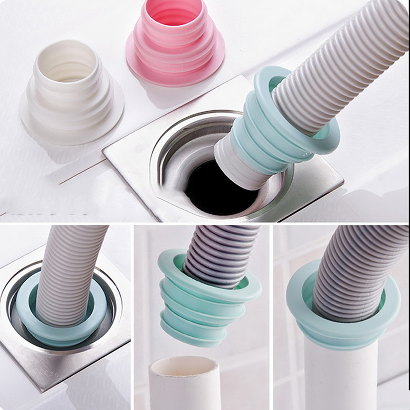 1PC können verlängert werden kanalisation dichtung rohr deodorant sealing stecker teleskop wasser tank kanalisation ring waschmaschine kanalisation abwasser rohr – Detail 1