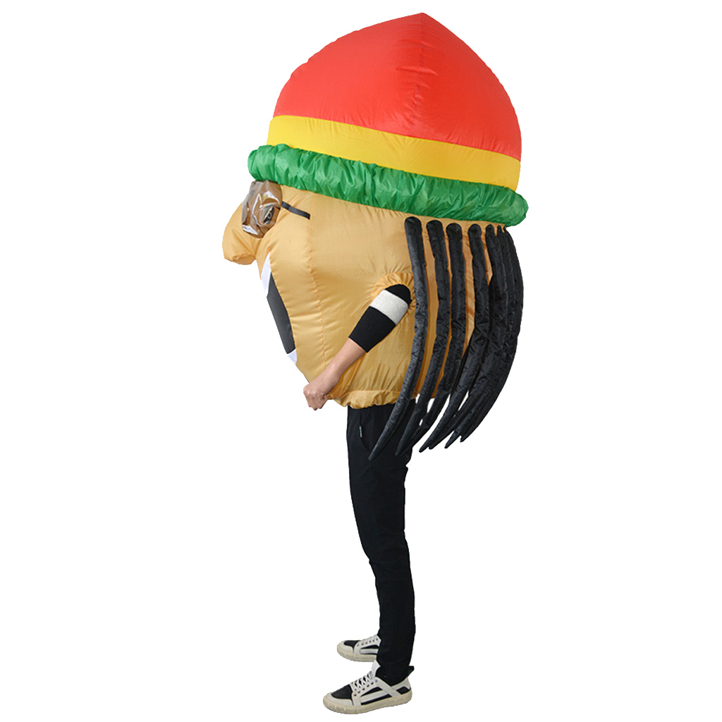 Inflatable Halloween Party Costumes Funny Jamaican Cosplay Costumes