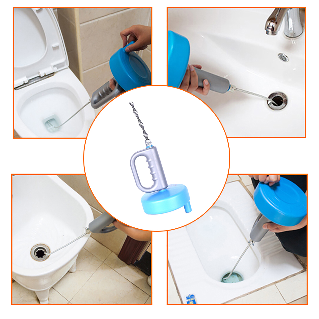 10m Drain Snake Clog Remover Hook Steel Dredging Cable Sewers Drain Cleaner