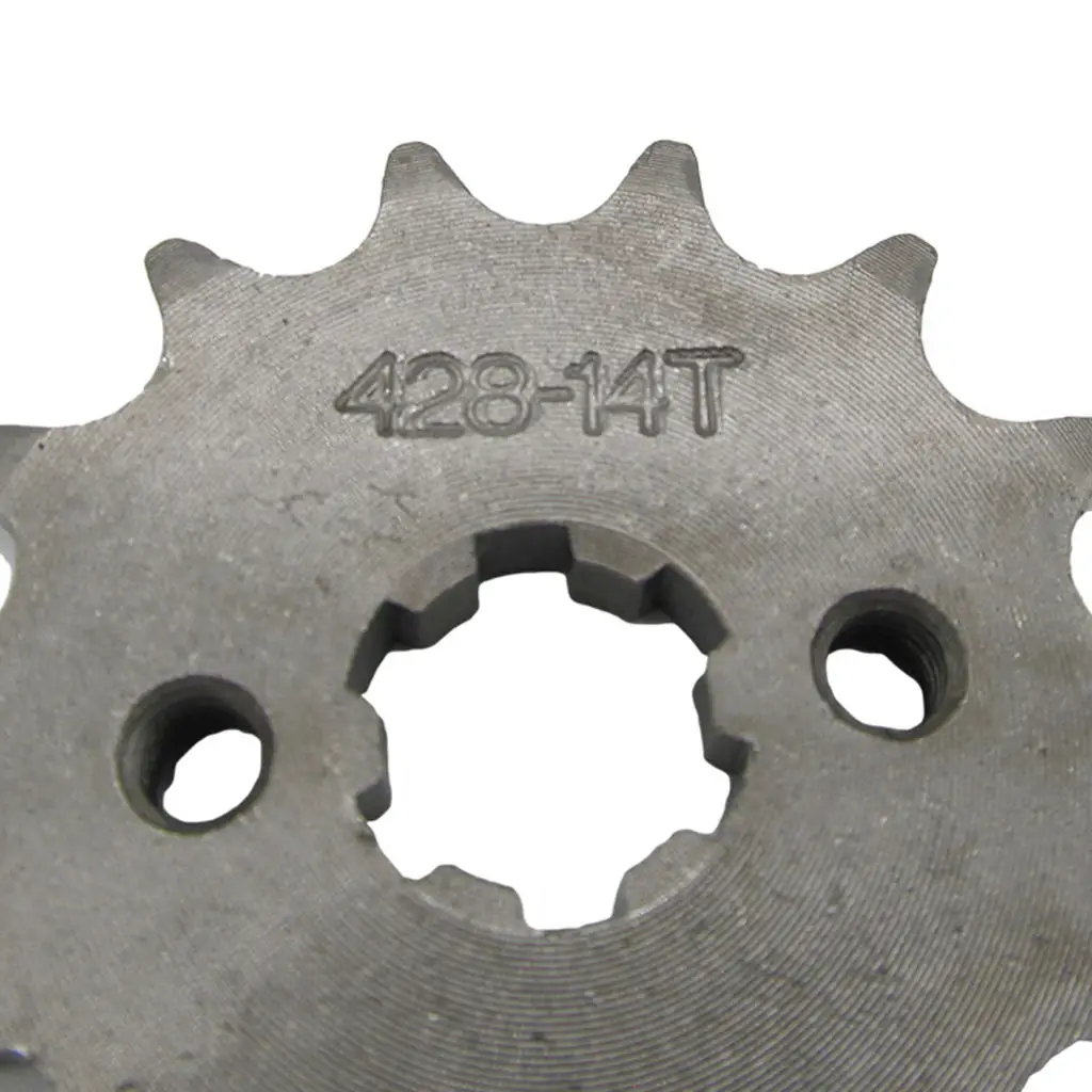 14T Teeth 17mm Front Sprocket Cog 428 Chain for Trail Dirt Bike 