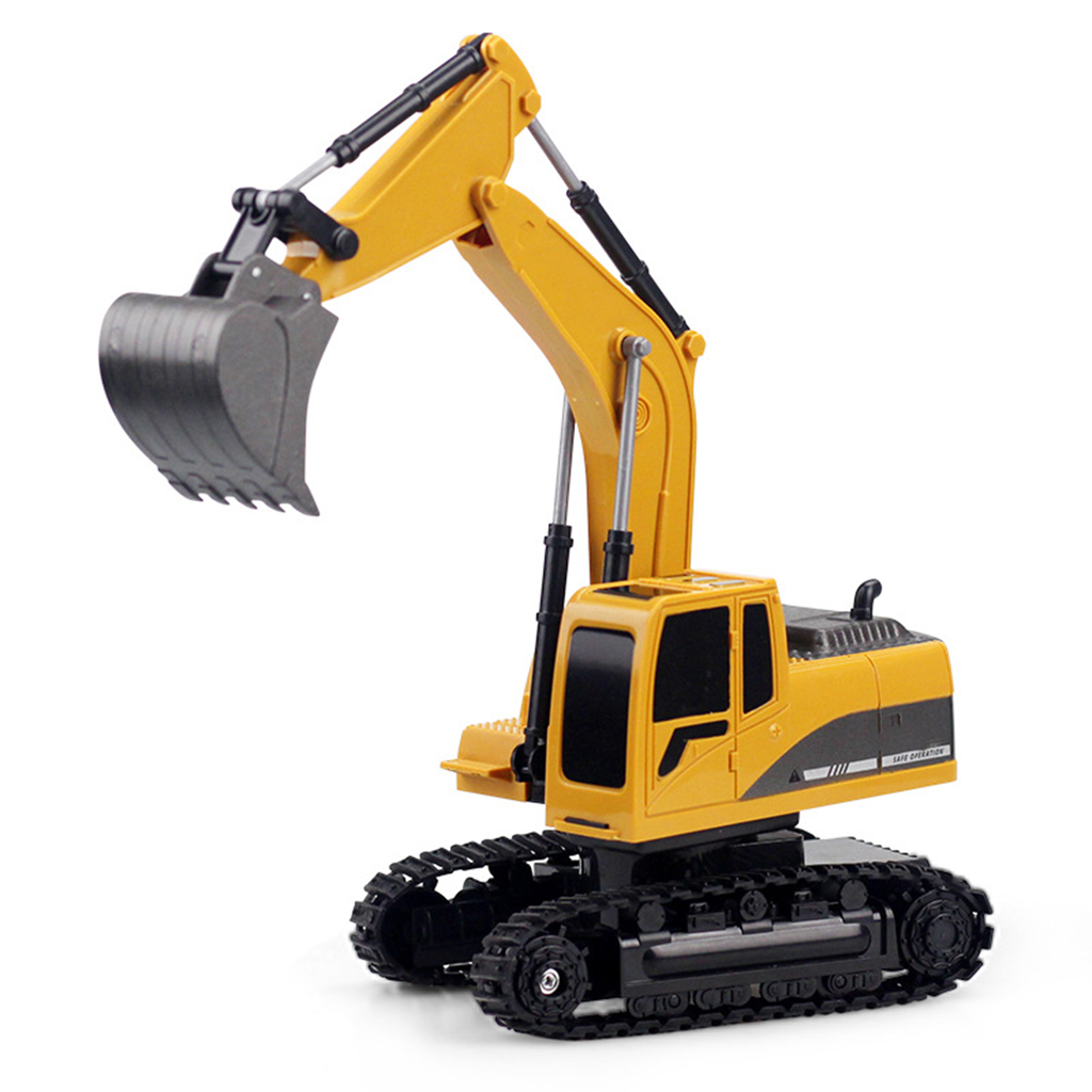 RC Excavator Remote Control Excavator Hydraulic Toys Model Digger Bulldozer