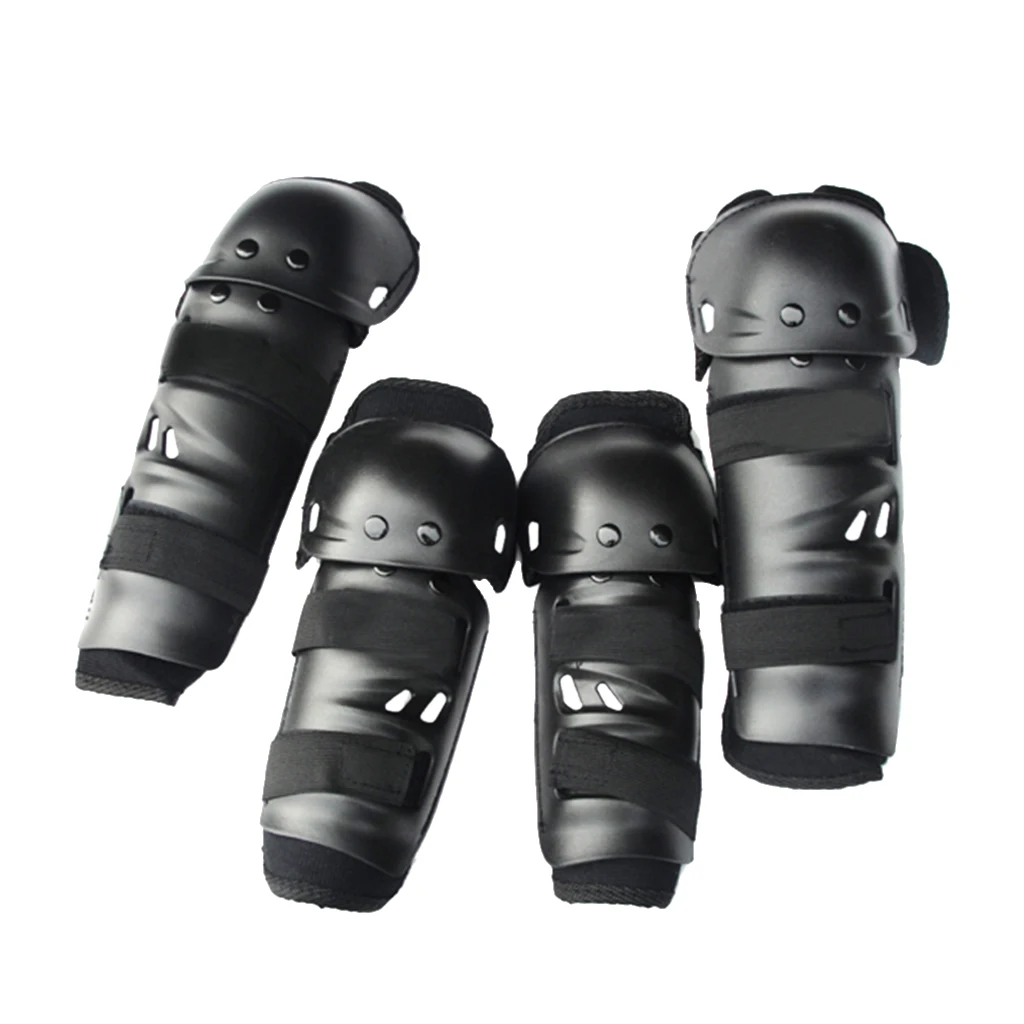 4 Pieces Elbow Protectors Knee Pads Set Motorcycle Elbows And Knees