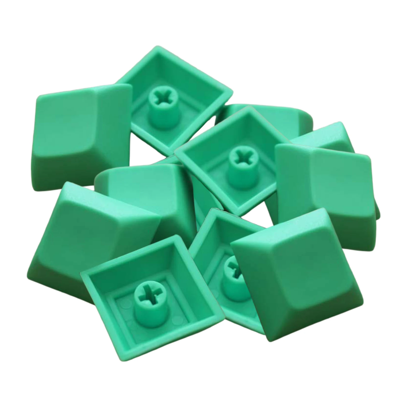 12pcs PBT DSA Keycaps Blank for MX Switches Mechanical Keyboard Lake Blue