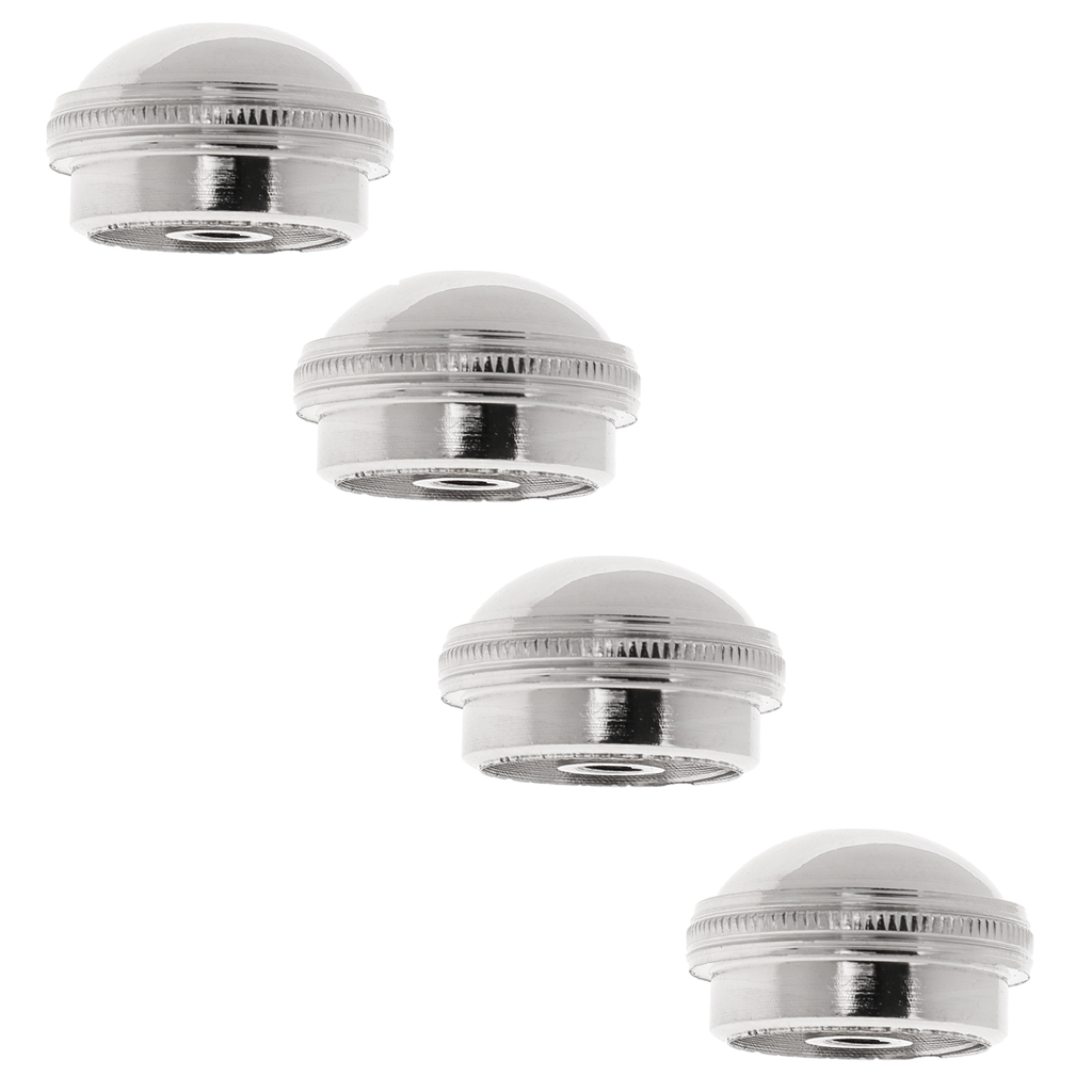 Pack/4Pcs Aluminium Headjoint  Caps DIY for Flute Head Accessory