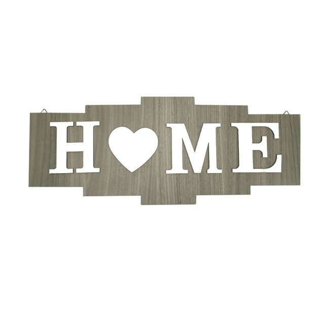Decorazione del segno della casa lettere per la casa in legno appeso a  parete grande targa per la decorazione della casa per la casa soggiorno  ornamenti della fattoria - AliExpress