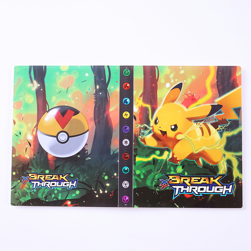Pokemon para Crianças Livro de Desenho Pasta de Cartas de Jogo Álbum Animado Anime Charizard Vmax gx Coleção Carregado Brinquedo Legal Presente 240 Peças 5 Brinquedos e hobbies