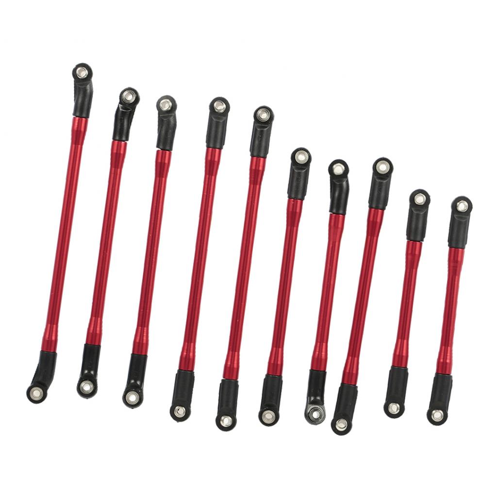 MagiDeal 10 Alloy Linkage Pull Rod Link for Axial SCX10 II 90046 1/10 RC Car