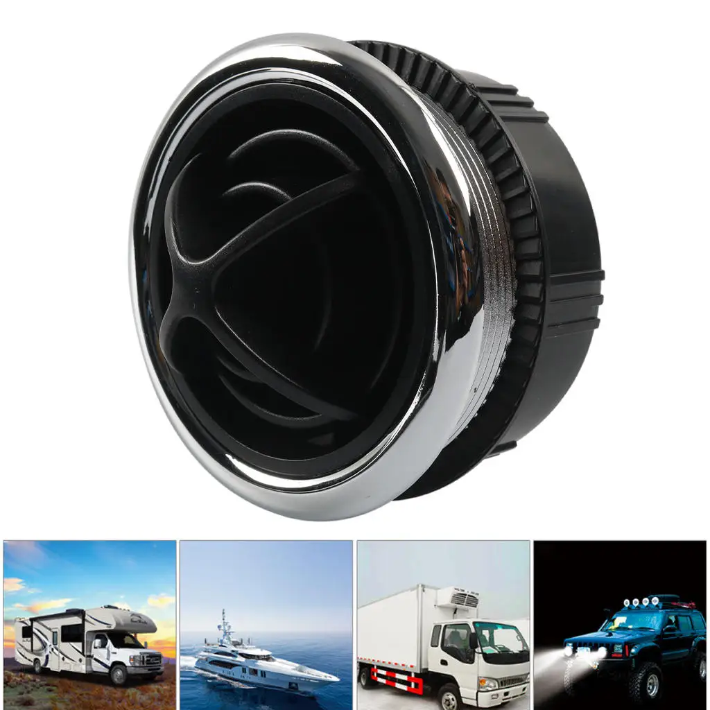 Heat Air Duct Vent Exhaust Port Ventilation Grille Automotive Parts Interior Auto Dashboard for Atvs Delivery Cars Bus