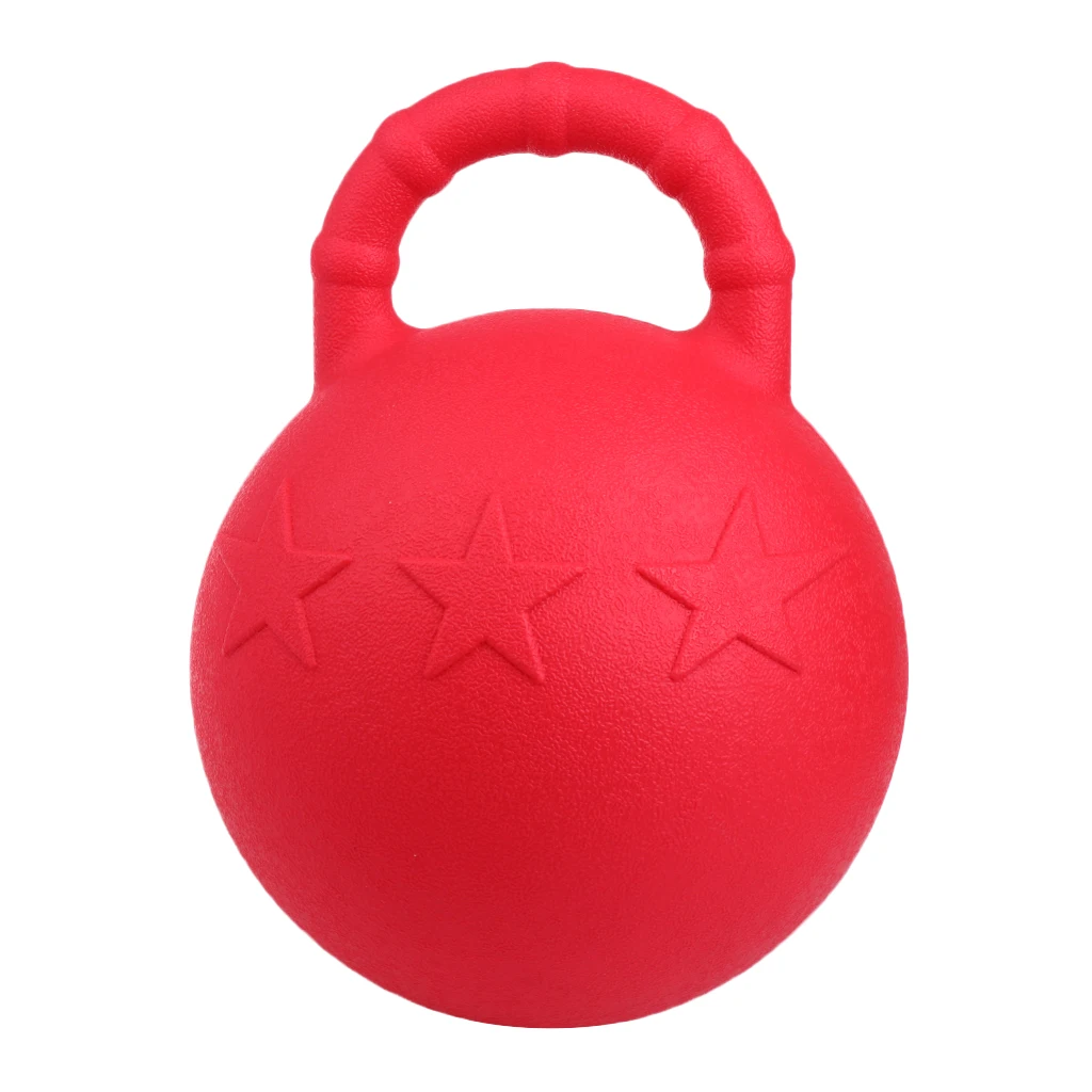 Large Equine  , Anti-Burst Horse Pony Dogs Soccer Ball Play Toy with Fruit Scented - 25cm Diameter, Random Color