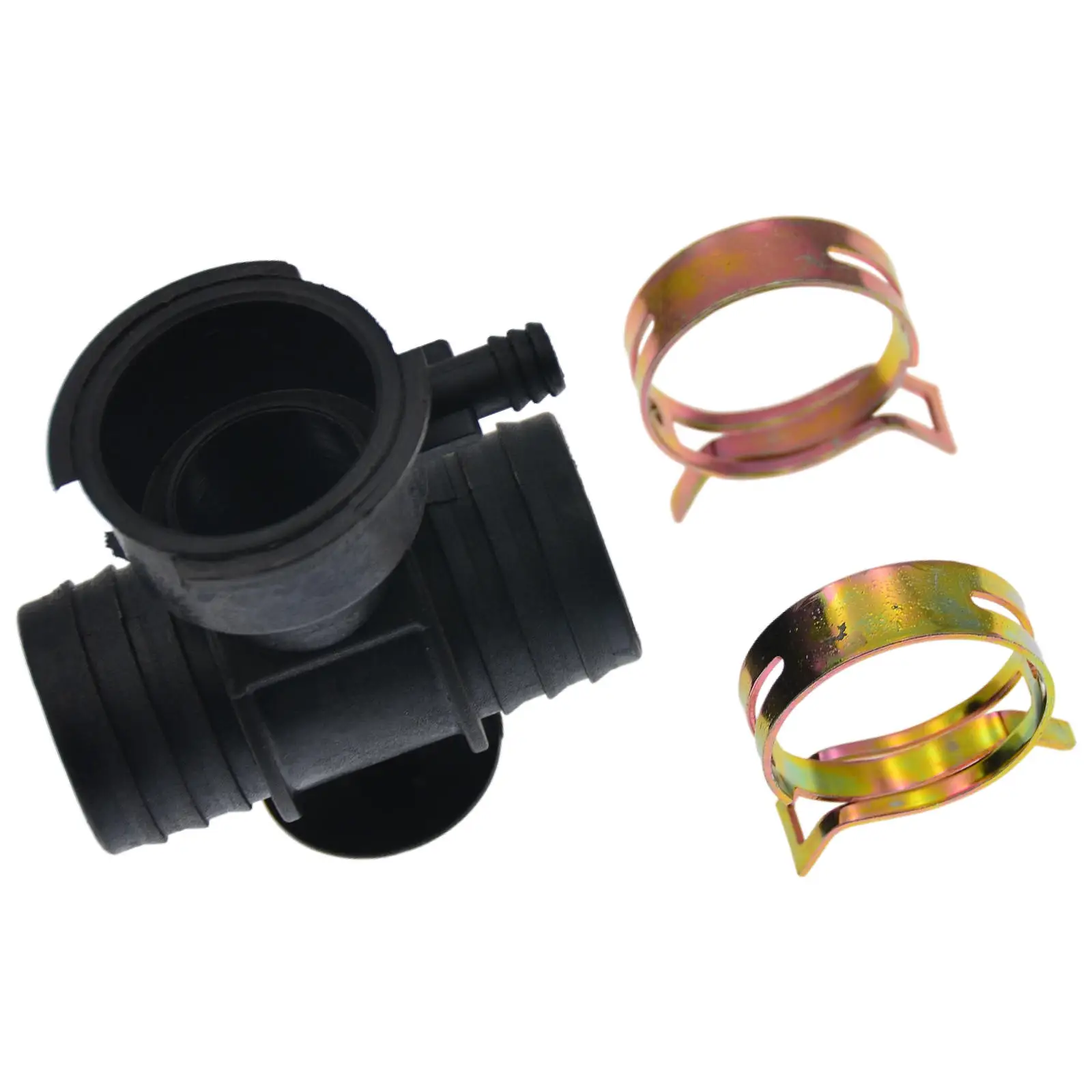 Engine Coolant Filler Neck with 2 Clamp Fit for Dakota Spare Parts Accessory