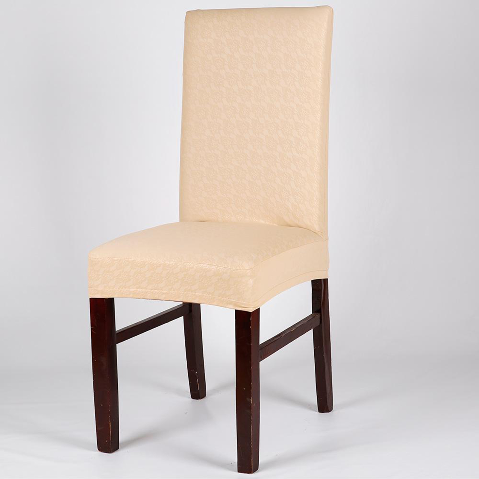 PU Leather Chair Cover Wedding Restaurant Decorative Seat Slipcover One Size