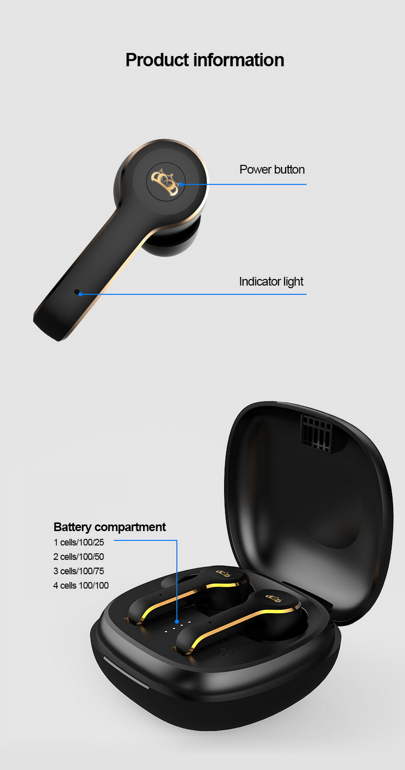 L3 TWS Wireless Bluetooth Headset 5.0 Gaming True Stereo Automatic