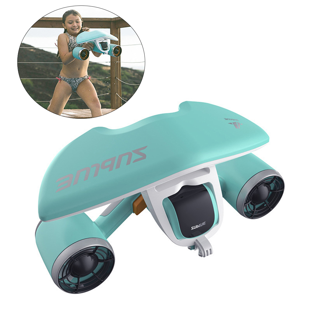8kg Underwater Electric Scooter with Camera Mounts Diving Snorkeling Sea Adventures Pool Gear Underwater Scooter Action Camera 