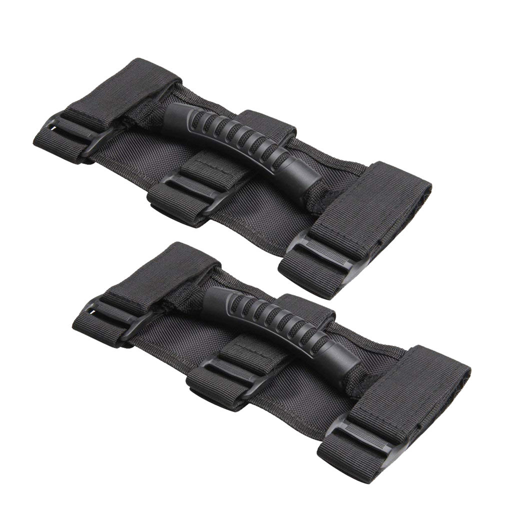 2Pieces Roll Bar Grab Handles Grib Hand Holder For Jeep Wrangler JK TJ YJ
