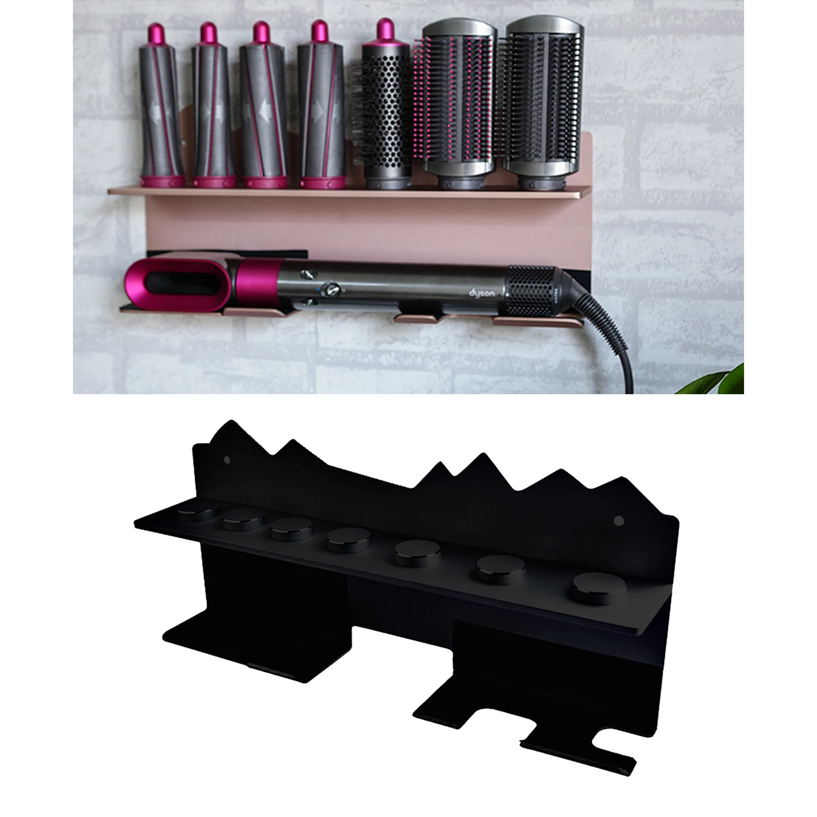 Bathroom Wall Mounted Holder for Dyson  Styler Rack for Bedroom