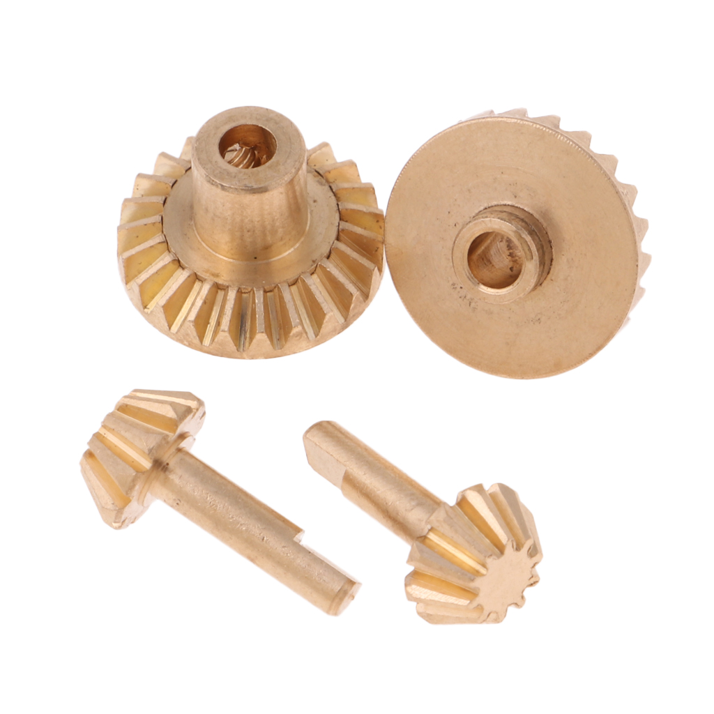 4pcs Brass Gears Pinion for WPL 1/12 RC Car Pick-up Truck GAZ Spare Parts