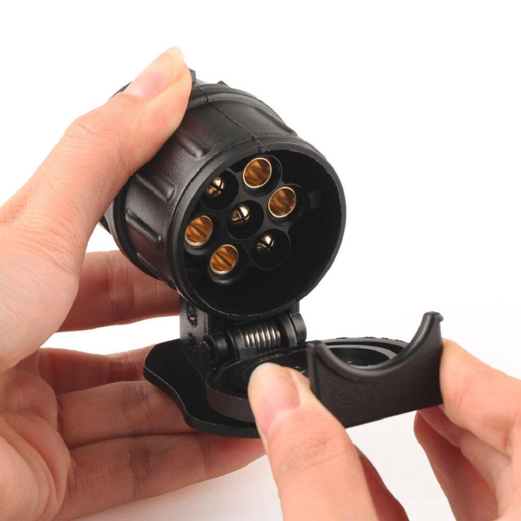 1 Packs Truck Caravan 13 Pin To 7 Pin Towbar Towing Plug Adapters Converter