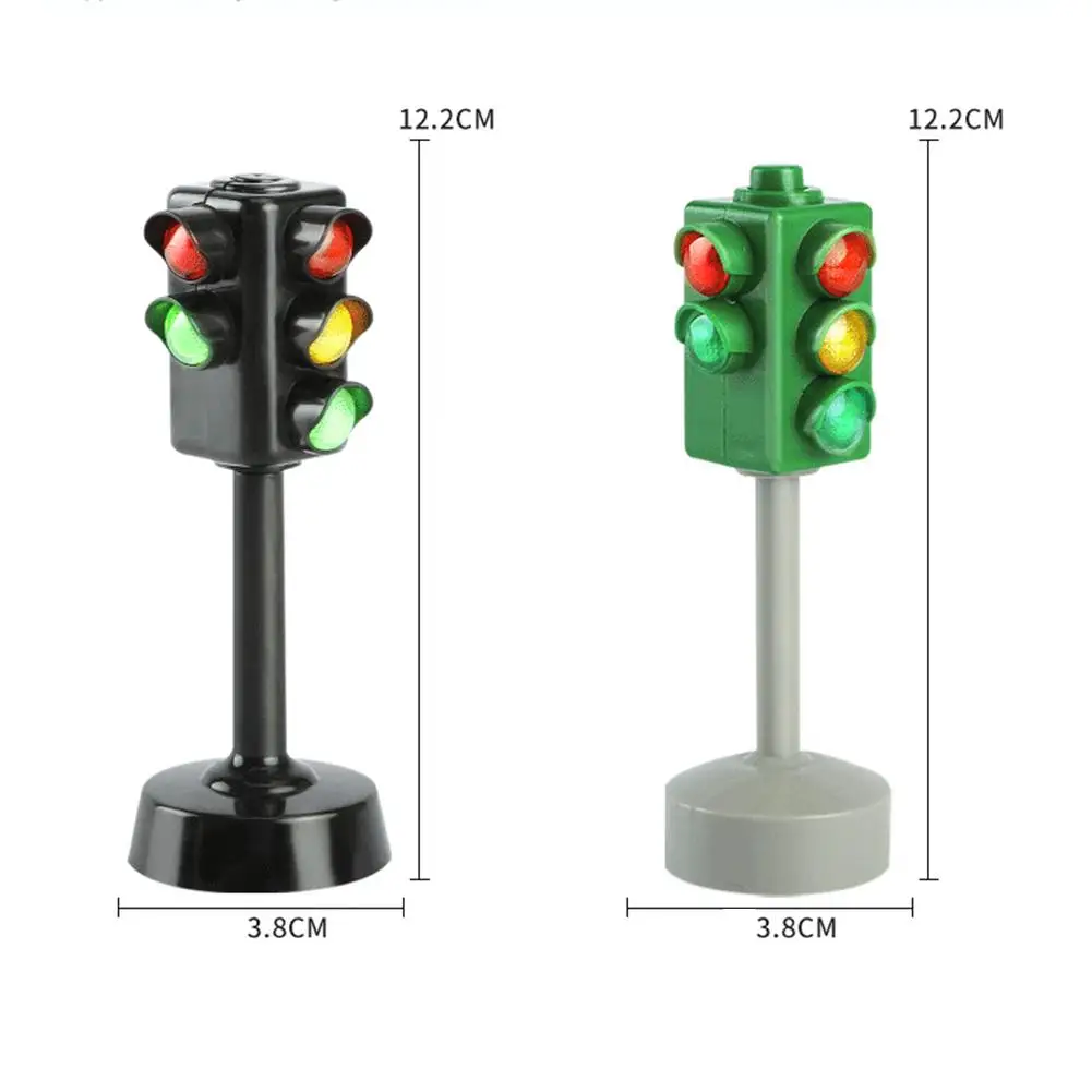 Details about   Mini Traffic Signs Road Lights Lamp LED Kids Child Early Educational Toy Gift 