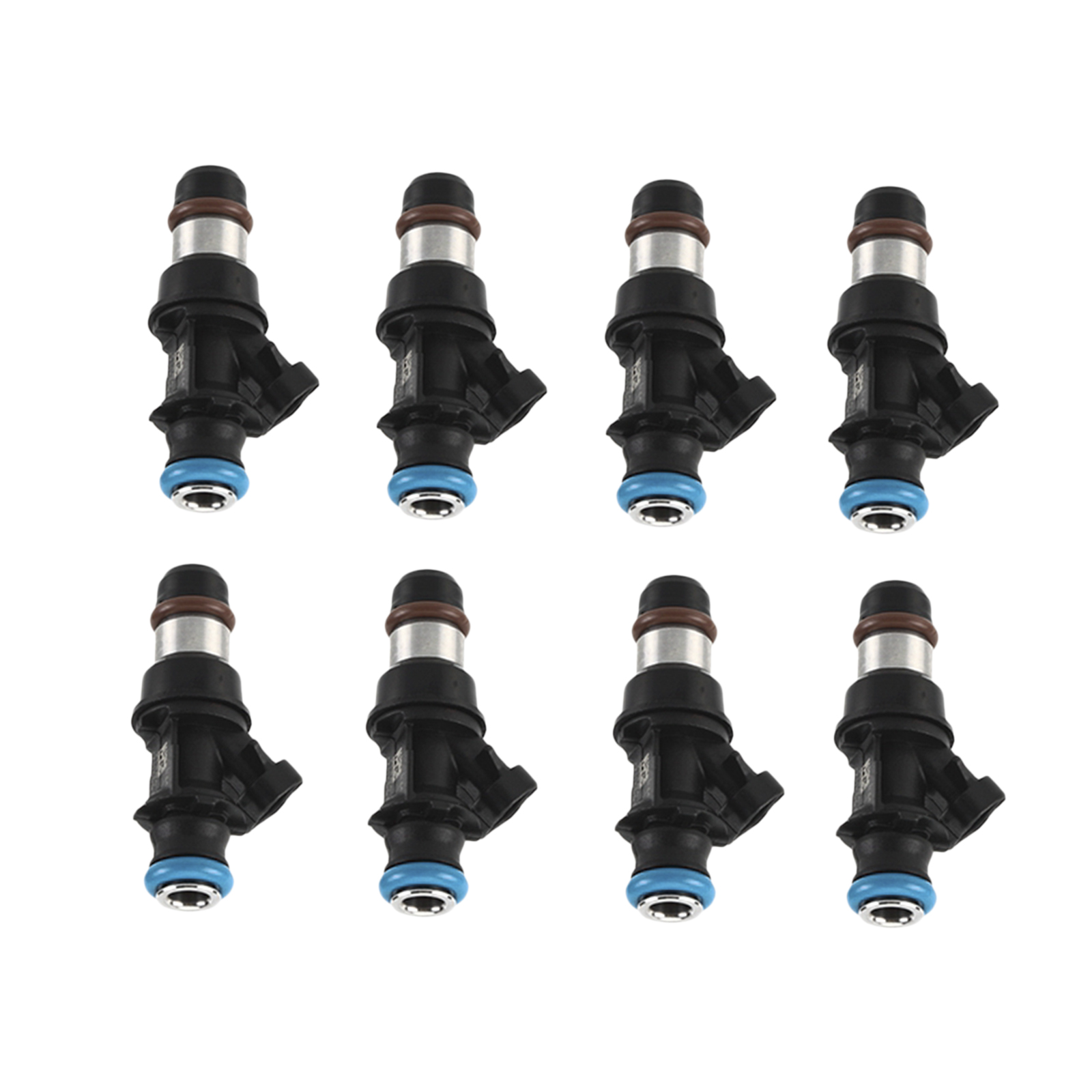 8Pcs Fuel Injector 2 Holes 4.8L 5.3L 6.0L Engine for 2001-2007 Chevy Suburban Sierra Yukon 17113698 17113553 FJ315