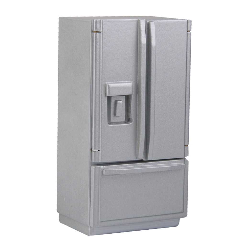 12. Dollhouse Kitchen Furniture Miniature Modern Fridge Fridge