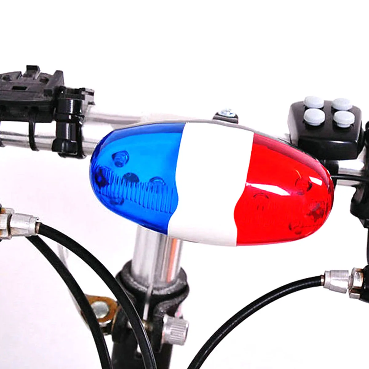 pratique de sécurité Lighting for 6 DEL avec 4 DEL Bike bell accessoire Avertissement 