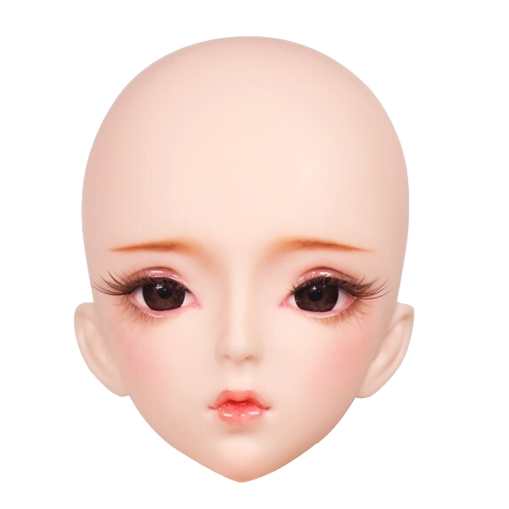 60cm BJD Doll Head DIY Customized Replacements Making Body Practice Supplies