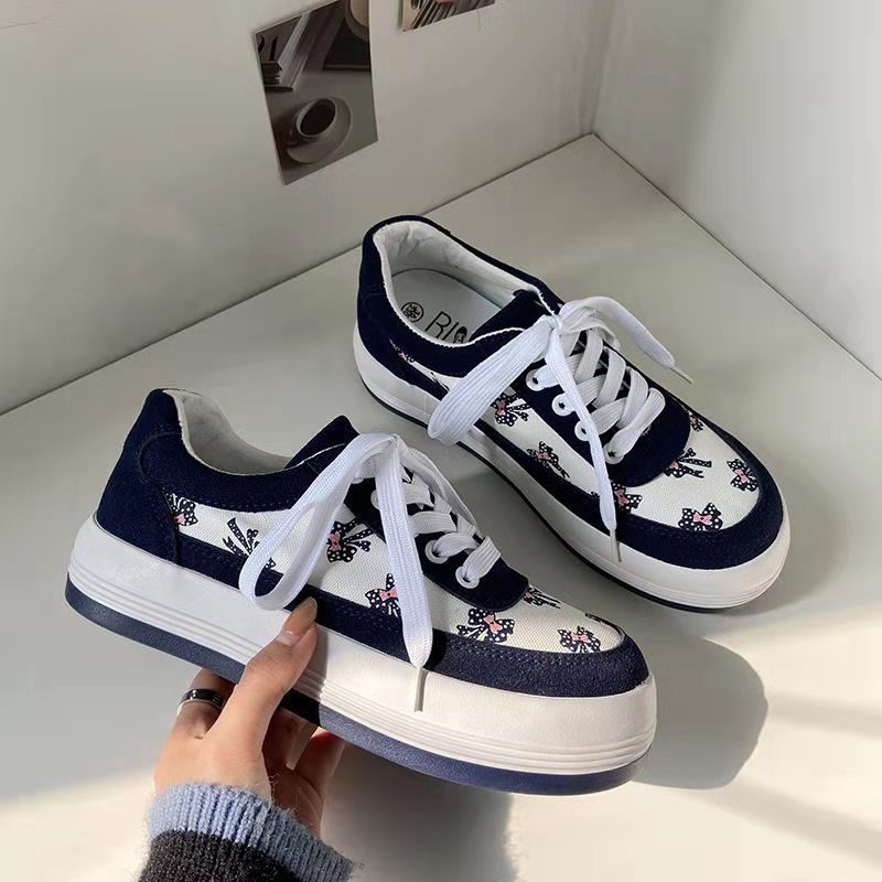Sapatos femininos tênis kawaii correndo esportes moda